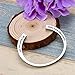 HOUSWEETY Stainless Steel Engraved Urn Bracelet - Memorial Ash Keepsake - Cremation Jewelry