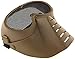 SportPro Mesh Eye Protection Full Face Mask for Airsoft - Tan