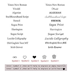 Jovivi Free Engraving - Personalized Custom