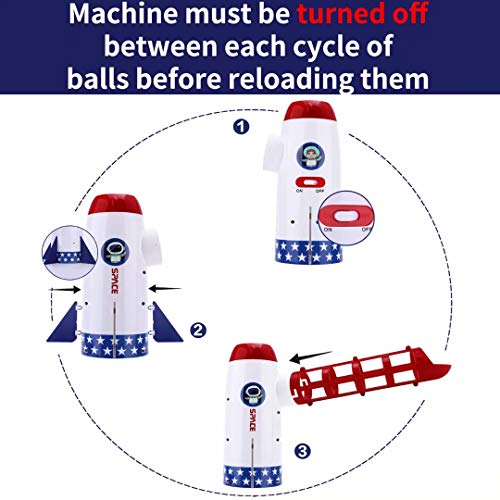 iPlay, iLearn Baseball Pitching Machine Toys, Training Sports, Ball Bat