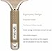 Velvet Touch Paddle Hair Brush by Yolika-Detangling Brush for Wet/ Dry Hair Straightening & Smoothing for Men ,Women & Kids (GOLD)