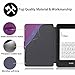 OMOTON Kindle Paperwhite Case Cover - The Thinnest Lightest PU Leather Smart Cover Kindle Paperwhite fits All Paperwhite Generations Prior to 2018 (Will not fit All New Paperwhite 10th Gen), Purple