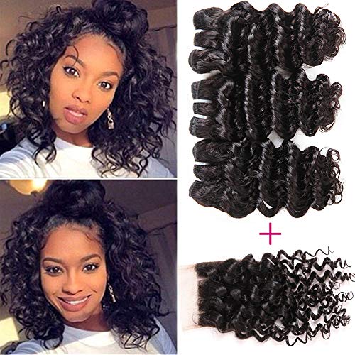 Brazilian-Deep-Wave-Bundles-with-Closure-8-8-88-100-Unprocessed-Grade-10A-Virgin-Brazilian-Deep-Curly-Weave-Human-Hair-3-Bundles-with-Lace-Closure-4x4-Free-Part-Natural-Black-50gpc