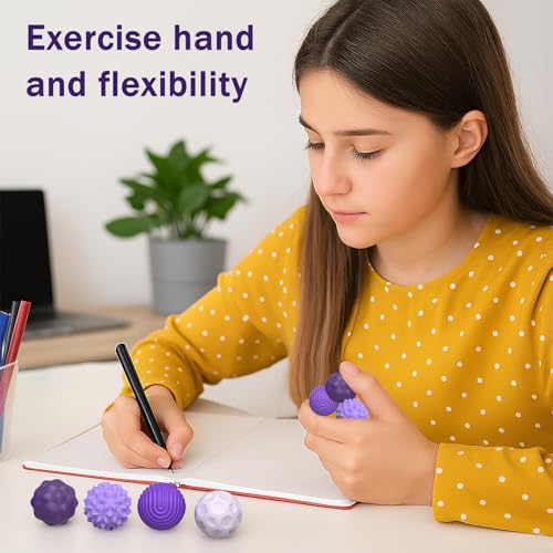 8 Pieces Silicone Sensory Magnetic Stress Balls | Stress Relief and Anxiety Sensory Toys, Decompression Toys for Adults and Kids