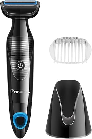 Amazon ボディシェーバー メンズ 電気シェーバー 男性用 21最新版 ヒゲトリマー お風呂剃り可 Ipx6防水 双方向剃り ムダ毛処理 顔 脇 腕 足 すね毛 全身適用 Usb充電式 プレゼント 日本語取扱説明書付き Pruvansay メンズシェーバー