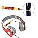 WOVTE Replacement Headband Screws + Screwdriver Tool Kit Repair Parts for Beats by Dr Dre Solo HD and Solo HD Wireless Headphone Headband