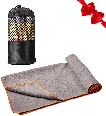 Angelland Yoga Microfiber Towel Mate Blanket Super Soft Anti-Slip Absorb Sweat Skidless Quick Drying Machine Washable Perfect for Adults Hot Gym Pilates Outdoors Travel Sports Camping Fitness Exercise