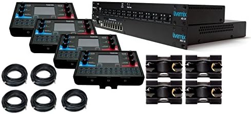 LiveMix CS-DUO Personal Monitor Mixer Bundle