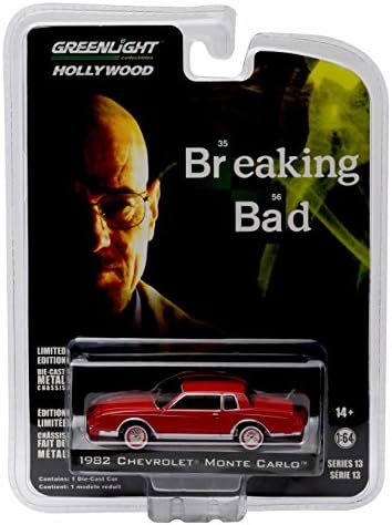 1982 CHEVROLET MONTE CARLO from the hit television show BREAKING BAD * GL Hollywood Series 13 * 2016 Greenlight Collectibles Limited Edition 1:64 Scale Die Cast Vehicle