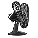 Lasko 2017 Portable 3-Speed 12-Inch Table Fan with Widespread Oscillation and Tilt-Back Fan Head, Black