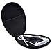 COSMOS Black Color PU Leather Protection Carrying Case Cover Box for Sony SBH80 Bluetooth Headset