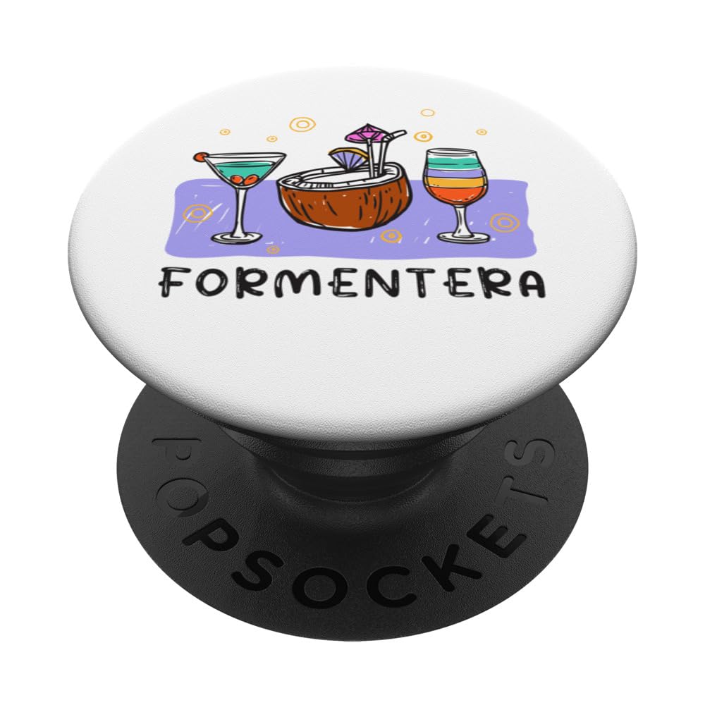 Formentera Ibiza Beach Vacation PopSockets Swappable PopGrip