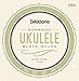 D'Addario Soprano Ukulele Strings, Black Nylon, EJ53S, 4-String Set, Pack of 1