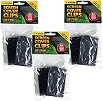 (3 Pack) Exo Terra Terrarium Cover Clip Set, Large, 2 Clips each