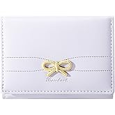 Modacarry Small Wallet Coquette Bow Wallet for Girls Cute Wallet ID Credit Card Holder for Women (PURPLE)