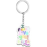 QuLuvaeri Best Friend Keychain Acrylic keychain For Women Bestie Bff Friend Female Mothers Day Chrismas Birthday Gift