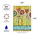 Toland Home Garden 109791 Welcome Blooms Welcome Flag 28x40 Inch Double Sided Welcome Garden Flag for Outdoor House Flower Flag Yard Decoration