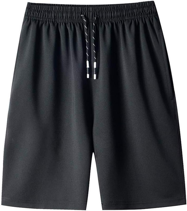 Men's Quick Dry Breathable Gym Running Shorts Plus Size Knee Length Outdoor Sports Hiking Short Pants M-5XL Mumustar