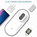 Wireless Charger, AUDON 3 in 1 Wireless Charging Pad for iPhone Apple Watch iWatch Series 4/3/2/1& AirPods, Qi Fast Wireless Charging Station Pad for iPhone Xs Max/Xs/Xr/X/8/8 Plus (White)