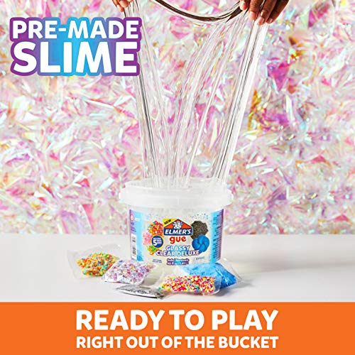 Elmer's GUE Premade Includes 5 Sets of Slime Addins, 3 Lb. Bucket