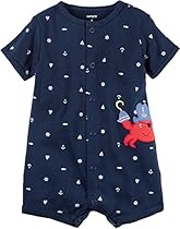 Carter's Baby Boys' Boat Schiffli Creeper 3 Months