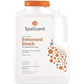 SpaGuard Enhanced Spa Shock 6lbs | Multipurpose Shock for Spas &amp; Hot Tubs, Produces Clear &amp; Sparkling Spa Water, Easy to Use, Removes Unpleasant Odors