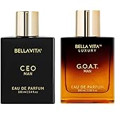 BellaVita Luxury Sigma Male (CEO Man & GOAT Man) Perfume Cologne for Men 2x100ml Combo | Long-Lasting Men's Cologne with Lemon, Lavender, Tonka & Agarwood Perfume