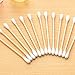 Bamboo Cotton Swabs 1000 Count|Double Round Biodegradable Cotton Buds|5 packs of 200ct