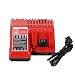 Flylinktech Replacement M18 Battery Charger for Milwaukee 18V 48-11-1850,48-11-1840,48-11-1815,48-11-1828 (Charger Only)