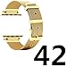CUZOW for Apple Watch Band 38mm/40mm 42mm/44mm Women Men, Milanese Loop Stainless Steel Wristband Replacement Band for iwatch Edition Series 4/3/2/1(Gold 42mm/44mm)