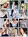 DaLin Sexy Temporary Tattoos 9 Sheets Peony Flower, Plum Blossoms, Blue Rose, Morning Glory Fake Tattoos for Women