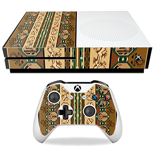 MightySkins Skin Compatible with Microsoft Xbox One S – Desert Stripes | Protec…