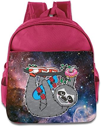 Skater Sloth And The Donuts Rain Student Backpack School Bag Print Backpack For School Shoulder Daypack Handbag