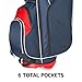 Datrek Golf Go Lite Hybrid Stand Bag (Black/Slate/Royal)