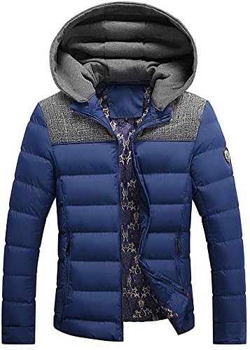 Amazon ケイミ Keimi メンズダウンコート ジャケット アウター ビジネス 中綿 スリム 切り替え 厚手軽量 防寒 防水 防風 冬 フード付 コート ジャケット 通販