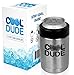 Cool Dude 12oz Can Cooler, Stainless Steel Beverage Insulator, Double Wall Vacuum Insulated