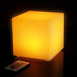 Frienda 4 Pcs Light up Cubes Cool Cosmic Cube