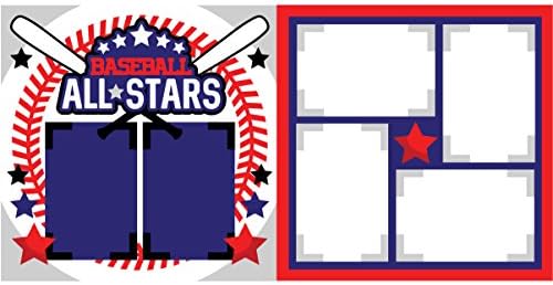 "Baseball All Stars" ASSEMBLED Scrapbook Pages