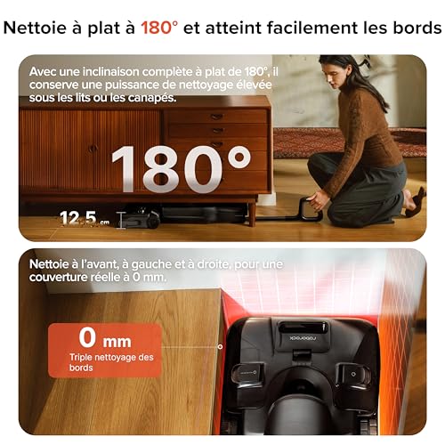 F25 ACE Pro Aspirateur Laveur sans Fil, 25000Pa, JetFoaming Anti-Taches, Brosse Anti-Emmêlement, Design 180° à Plat, Auto-Nettoyage Eau Chaude & Séchage, 60 Min