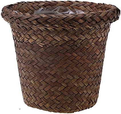 SODIAL Cesta de Almacenamiento de cesped Jardinera de Jardin