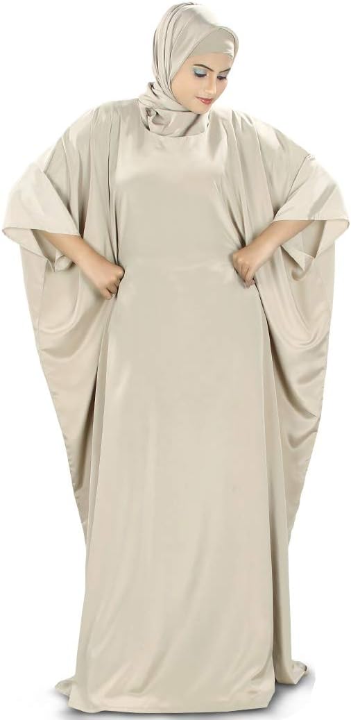 Women's Kaftan, Free Size Abaya, Dubai Islamic Dress, Muslim Maxi KF-001