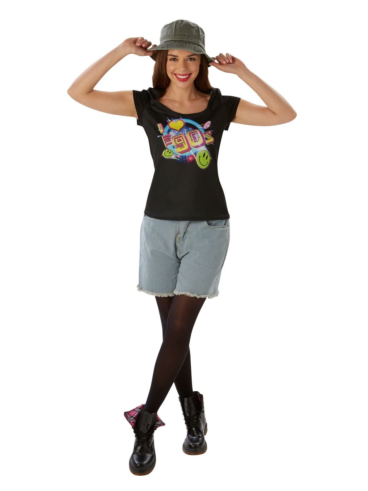 Rubies Official I Love The 90's T-Shirt, Adult Costume - Small Halloween