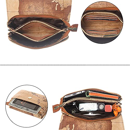 MINICAT Crossbody Purse Bulit in Wallet Small Crossbody Bags