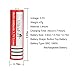 UltraFire 18650 Battery 3.7V 2600mAh MAX Li-ion Rechargeable Battery Button Top Battery (2 Piece)