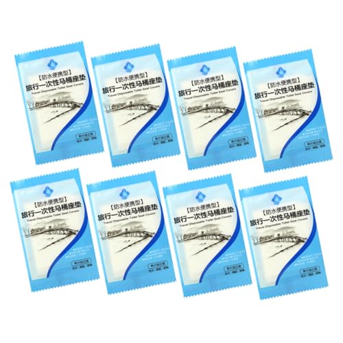 Healeved 50pcs Disposable Toilet Seat Covers Toilet Mat Cushion for Home Outdoor Use Pregnant Women Travel Hygiene Bathroom Accessories