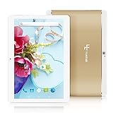 Yuntab 10.1 inch Unlocked 3G Wifi Tablet PC Quad Core Android 5.1 Lollipop MTK 16G Smart Phone 2G 3G Wifi Google Tablet IPS 1280X800 GPS Cellphone (Gold)