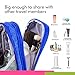 Bago Hanging Toiletry Bag For Men & Women - Toiletries Travel Organizer (D Blue)