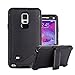 Galaxy Note 4 Holster Case, Harsel® Defender Series Heavy Duty Shockproof Impact Dustproof Full Body Military Protective with Belt Clip Built-in Screen Protector Case for Galaxy Note 4 - Black