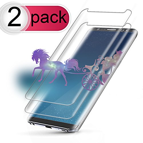 [2-Pack] Galaxy S8 Plus Screen Protector, Auideas Tempered Glass Screen Protector [9H Hardness][Anti-Scratch][Anti-Bubble][3D Curved] [High Definition] [Ultra Clear] for Samsung Galaxy S8 Plus - Thumbnail 6