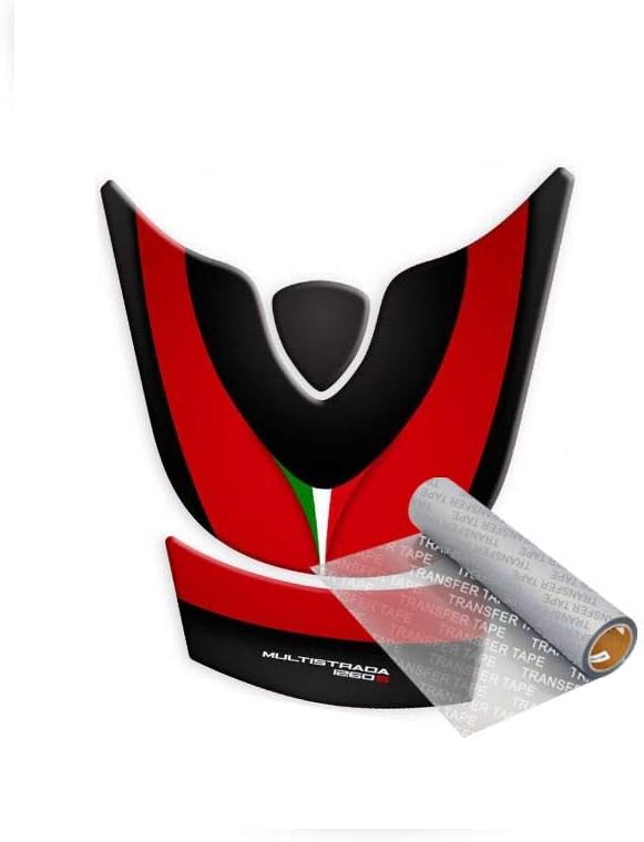 Tankpad for DUCATI 1260 S Multistrada 2018-2019 (Black/Red)
